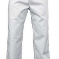 Pantalon infirmier mixte blanc P/C