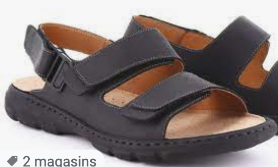 CHUT BARI type sandale Noir (paire)