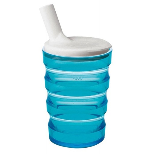 [CE07VEB04] VERRE ERGO AVEC BEC VERSEUR COULEUR BLEU